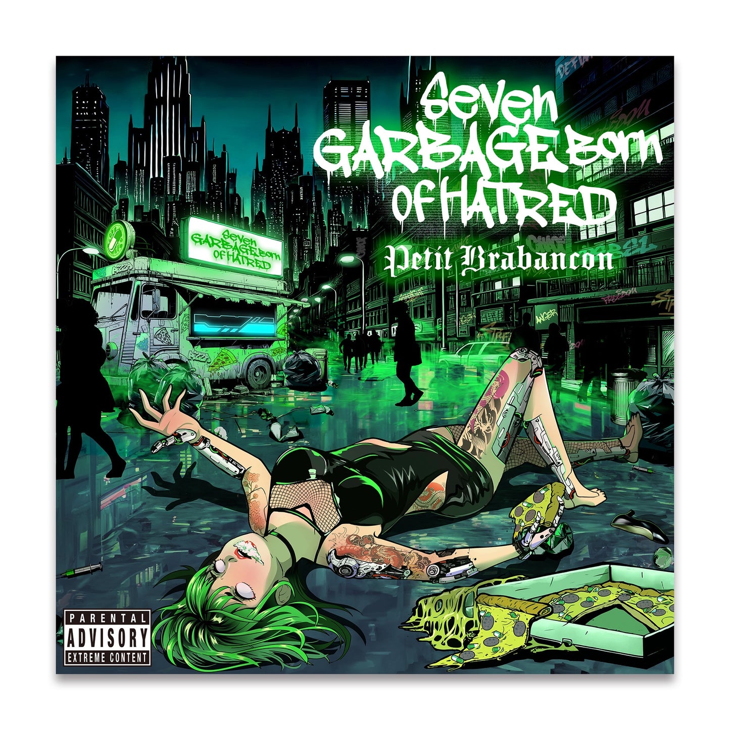 2nd EP「Seven Garbage Born of Hatred」一般流通盤(CD)