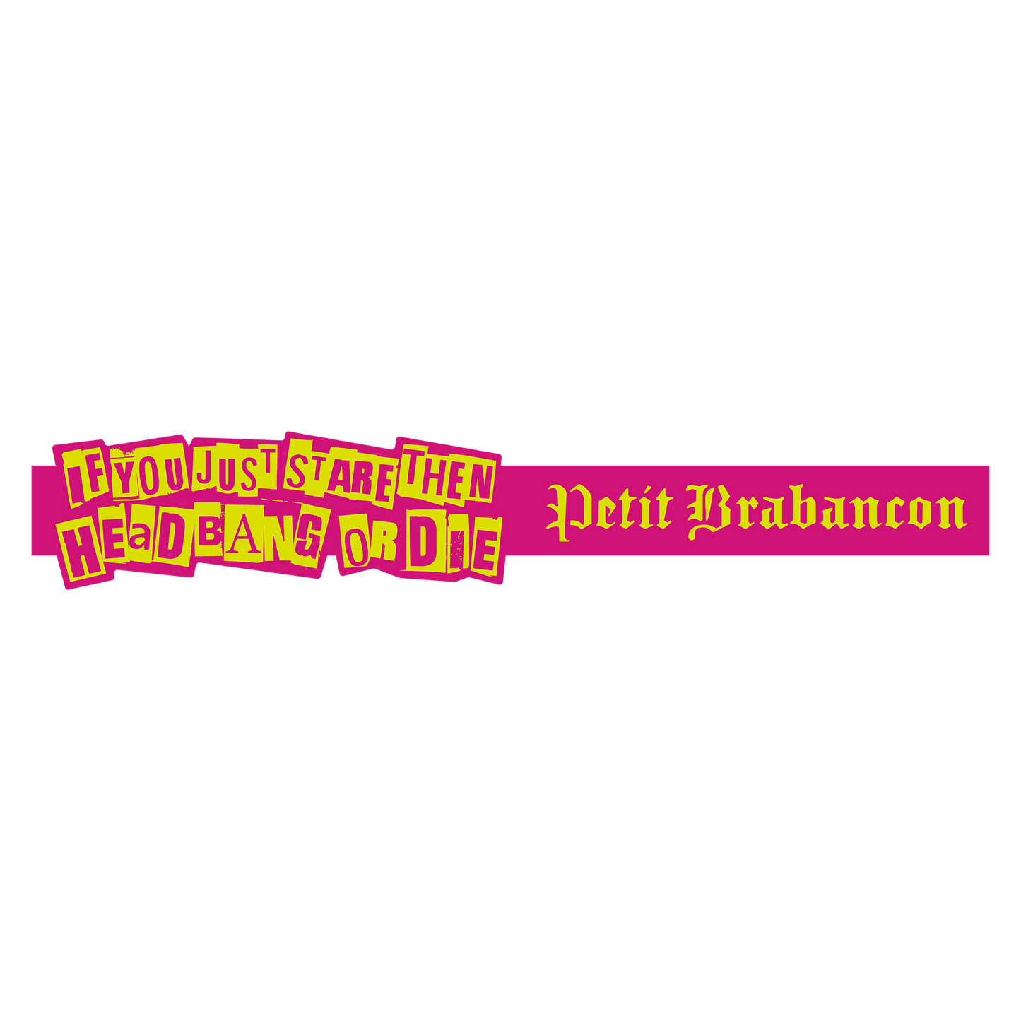 If You Just Stare Then Headbang or Die ラバーバンド（ランダム）