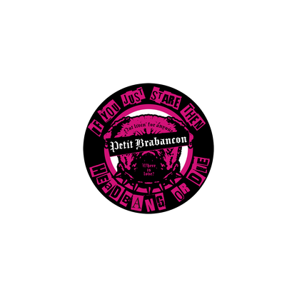 If You Just Stare Then Headbang or Die ステッカー（ランダム2枚）