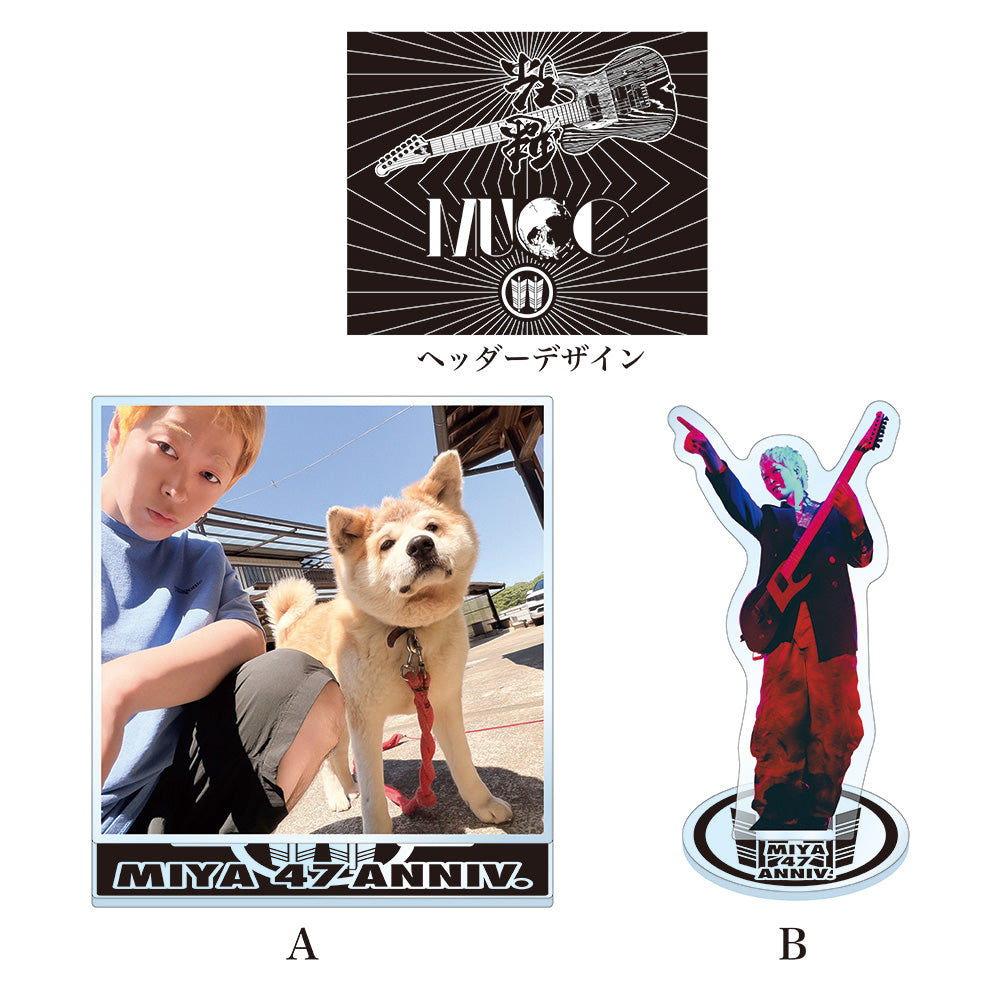 Produced by ミヤ アクスタ With つぼみ (実家の秋田犬) Feat. W【アクスタセット】