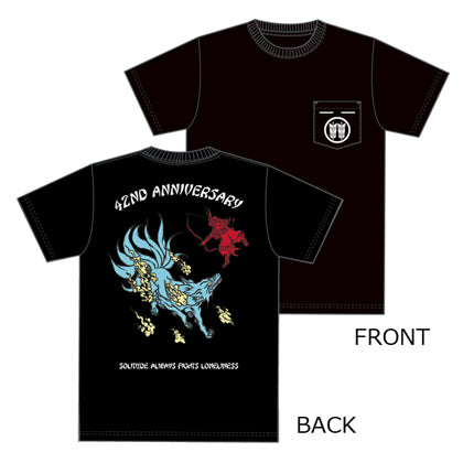Produced by ミヤ　ミヤ 死に（42）T アロハ風【Tシャツ】BLACK