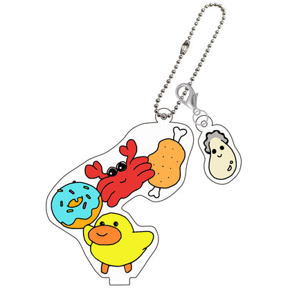 ひよこごちそうアクスタ【牡蠣チャーム添え】