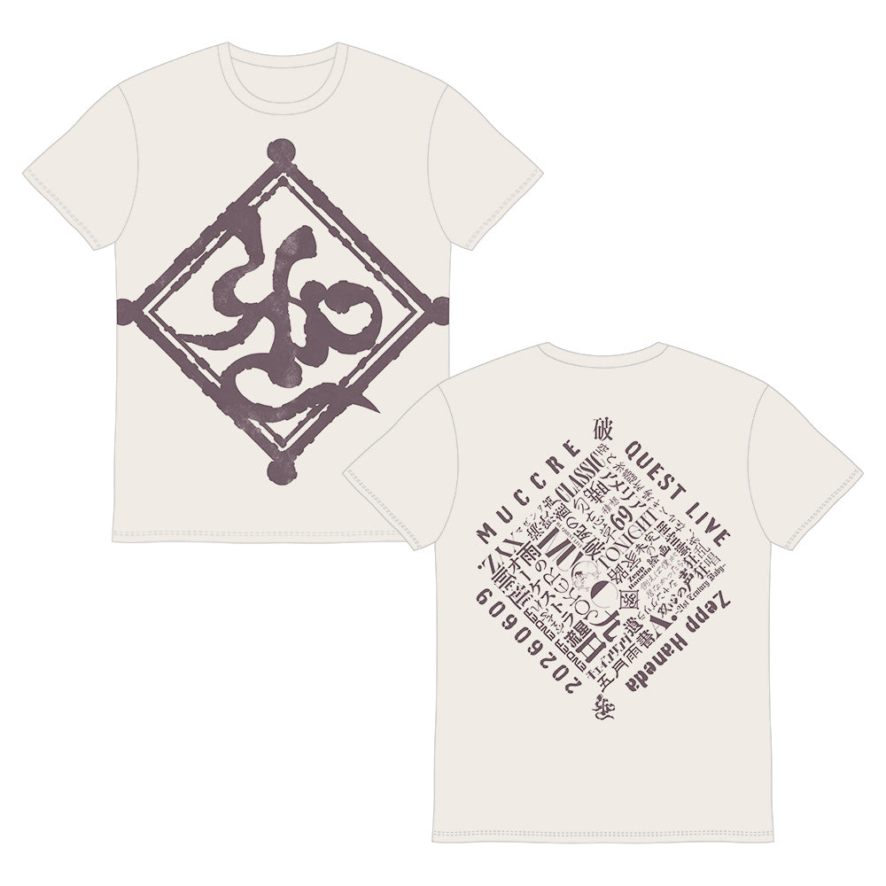 RE QUESTee【Tシャツ】バニラホワイト